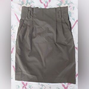H&M khaki pencil skirt